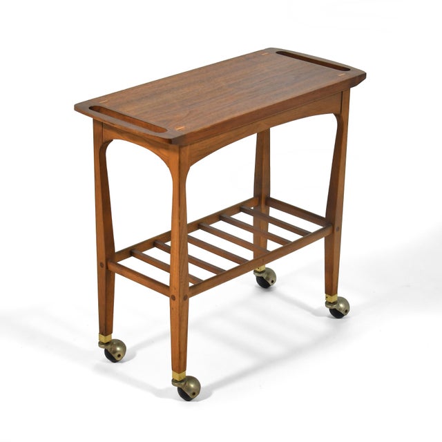 Lane "Accent" Serving Cart For Sale In Chicago - Image 6 of 9