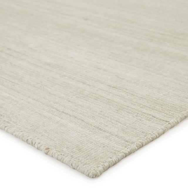 Jaipur Living Danan Handmade Solid Ivory/Light Gray Area Rug 12'X15