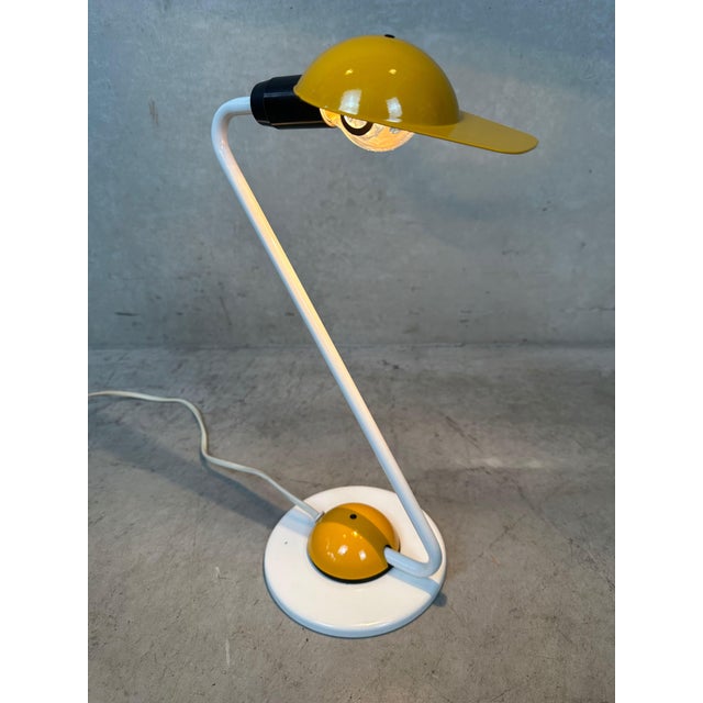 Metal Postmodern Table Lamp by Vrieland, 1980s For Sale - Image 7 of 15