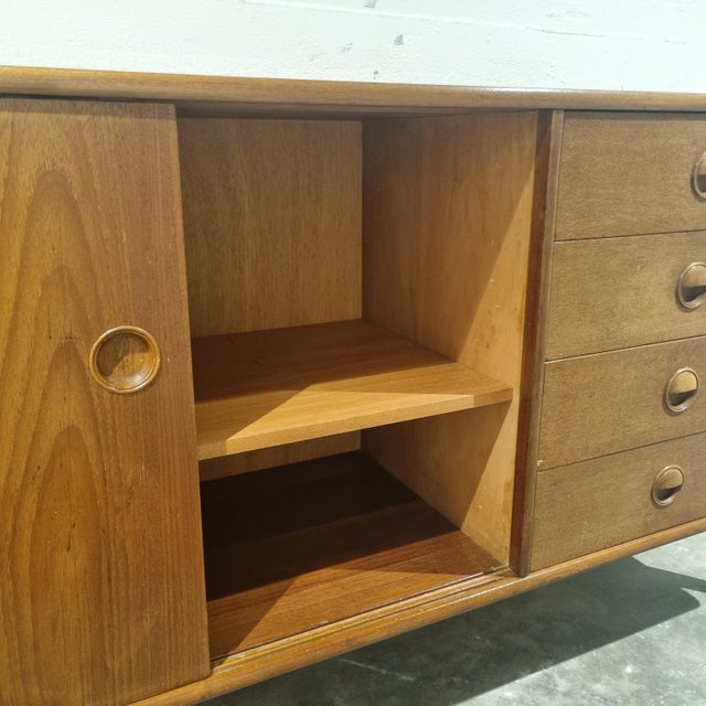 Brown Vintage Sideboard by William Watting for Fristho, 1950s For Sale - Image 8 of 18