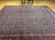 1900 - 1909 Vintage Persian Bidjar Rug, Hand-Knotted Wool, All-over Herati Geometric Pattern, Navy & Rust-Red,9x12 For Sale - Image 5 of 16
