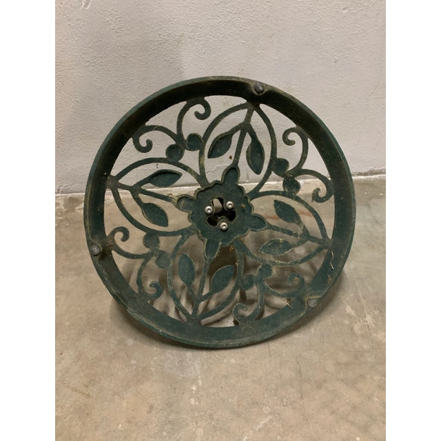 Vintage Metal Umbrella Stand For Sale In Los Angeles - Image 6 of 7