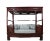 Mid 20th Century Vintage Chinese Wedding Canopy Bed For Sale - Image 5 of 11