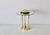 Robert Sonneman Style "Saturn" Brass Finish Desk Lamp, lot of wear and patina. Features a retro-futuristic UFO design with...