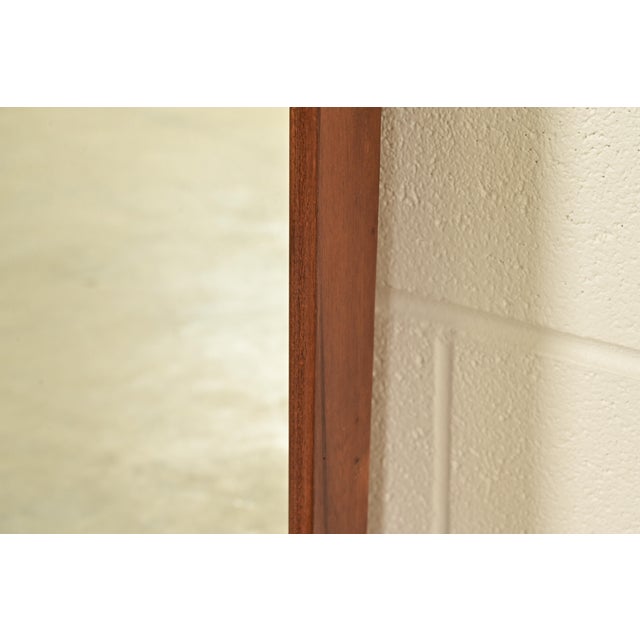 Kent Coffey Perspecta Mid-Century Modern Sculpted Walnut and Rosewood Framed Wall Mirror, 1960s For Sale - Image 9 of 12