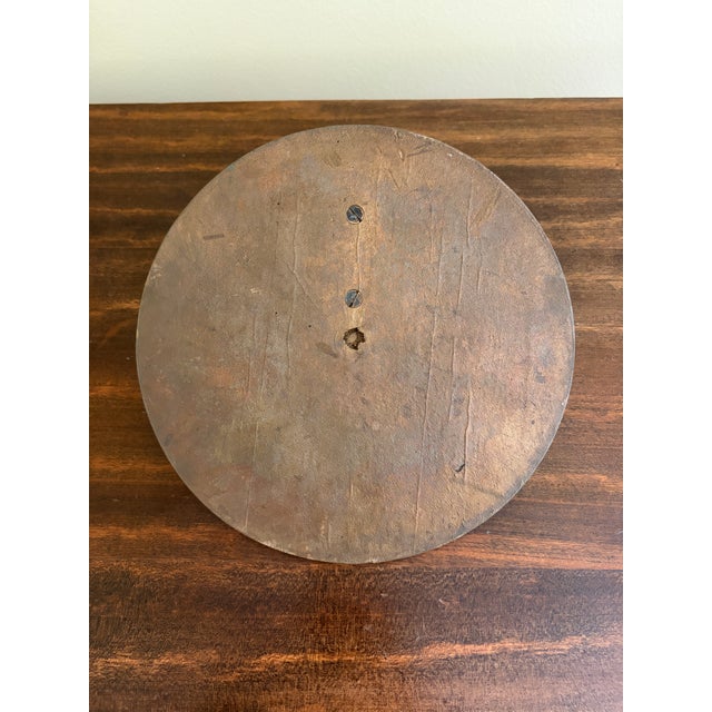 Metal Vintage English Country Iron Garden Sundial For Sale - Image 7 of 7