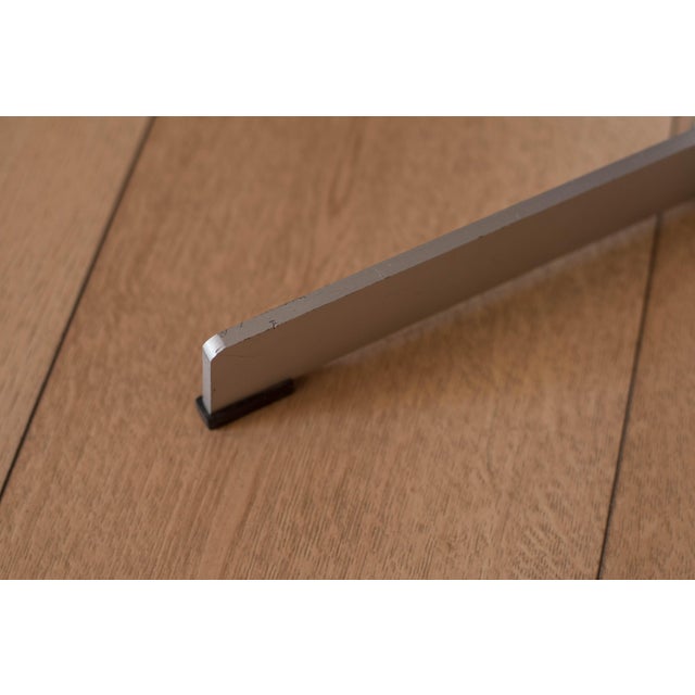 Mid Century Modern Black Metal and Aluminum Floor Lamp For Sale - Image 9 of 11