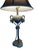 Rare, double crane antique bronze table lamp, most likely from the 1930s or 1940s. The crane in Chinese mythology...