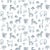 Harlequin Funky Jungle Wallpaper in Navy For Sale