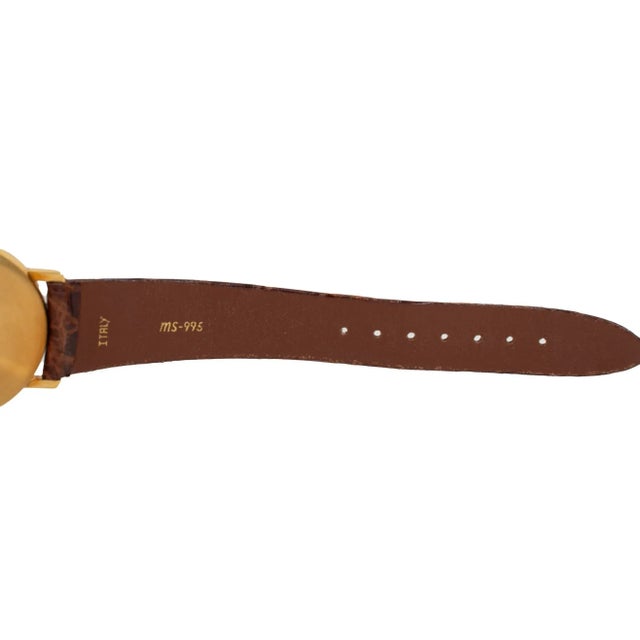 Late 20th Century Vintage Vacheron Constantin Patrimony 35mm 44001 Date Sigma White 18k Gold Watch For Sale In Houston - Image 6 of 12