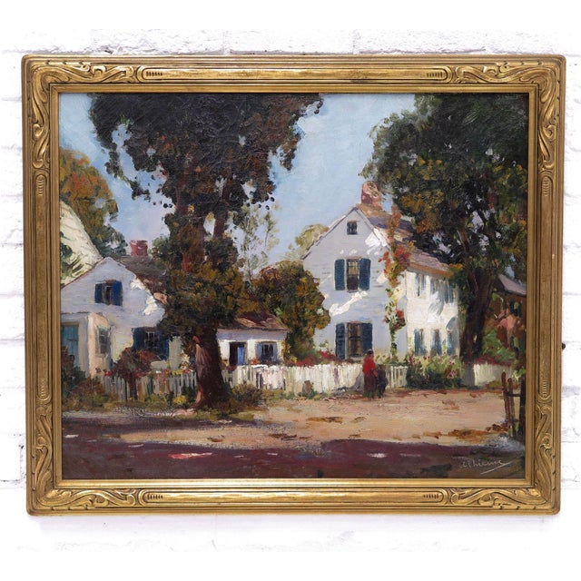 19th Century Anthony Thieme Atlantic Avenue, Rockport - Impressionist -Signed For Sale - Image 10 of 10