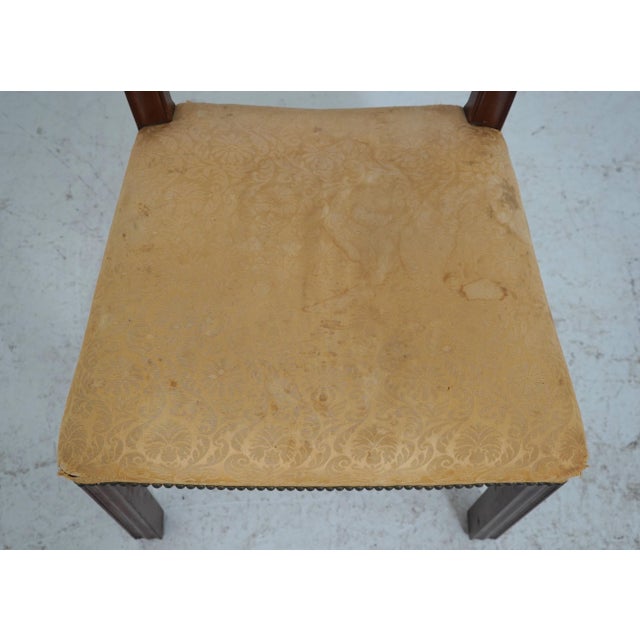 Set of 4 Biggs Mahogany Ribbon Back Dining Chairs For Sale - Image 10 of 18