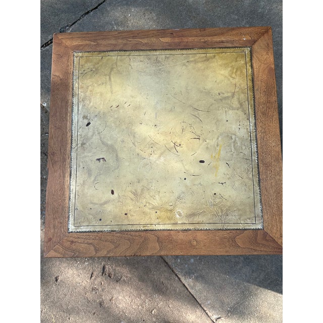1960s Square Mid-Century Side Table For Sale In Oklahoma City - Image 6 of 10