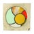 Stained Leaded Glass Panel with Wooden Frame, 1950s For Sale - Image 4 of 15