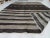 Handwoven Vintage Black & Grey Striped Kilim Rug For Sale In Los Angeles - Image 6 of 6