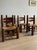 French Country Mid 20th Century Set of Four Low Rush Chairs by Charles Dudouyt, Attributed For Sale - Image 3 of 7