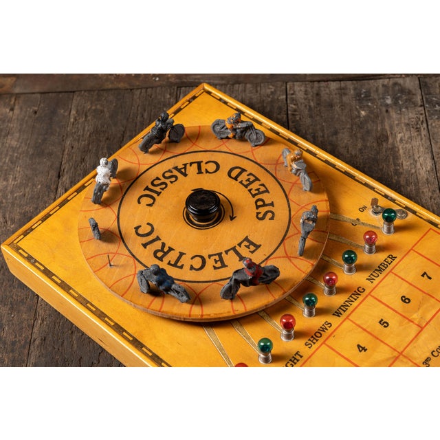 Vintage "Electric Speed Classic" Tabletop Game by J. Pressman & Co. For Sale - Image 4 of 15