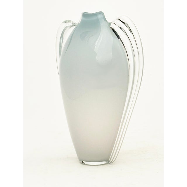 Art Deco Blown Art Glass Vase by Thomas Buechner for Vitrix Hot Glass Studio For Sale - Image 3 of 18