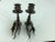 Jules Moigniez Style Bronze Griffin Dragon Sculpture Candle Holders - a Pair For Sale - Image 12 of 13