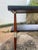Mid Century Modern Slate + Wood Side Table | Glass Top Cover + Brass Hardware For Sale - Image 9 of 12