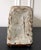 A ceramic sculpture piece created in the tradition of Buncheong ware by contemporary Korean ceramicist Sung Jae Choi...