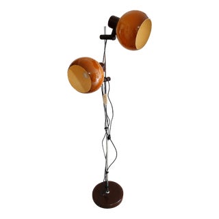 Large Space Age Hungarian Double Floor Lamp from Szarvasi, 1970s For Sale