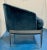 2020s Mod Navy Blue Velvet Accent Chairs Pair For Sale - Image 5 of 7