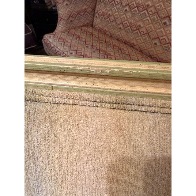 1960s Henredon Schoonbeck Louis XVI Style Down-Filled Bergère Armchair For Sale - Image 12 of 15