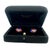 Contemporary David Webb Enamel Umbrella Cufflinks 18k Rose Gold w/Box, 2 pieces For Sale - Image 3 of 8