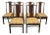 Vintage Bernhardt Mid Century Modern Michael Taylor Style Pecan, Walnut Sleek Dining Room Chairs- A Set 6 For Sale