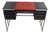 Art Deco Machine Age International Style Chrome & Black Desk Gilbert Rohde Attribution For Sale