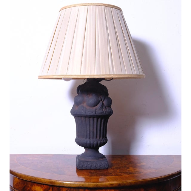 Cast Iron Table Lamp, 1960s For Sale - Image 3 of 18