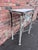 Metal Iron and Marble Small Console Table For Sale - Image 7 of 7