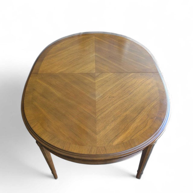 1960s Drexel Esperanto Walnut Extension Dining Table, Mid-Century For Sale - Image 11 of 18