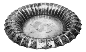 Art Deco Futurist Pilish Silver Fruit Bowl from Czaplicki Juwelery, 1930s