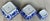 Circa 1980 Canton Export-Style Blue and White Notched Corner Square Nesting Bowls – Set of 3 For Sale - Image 12 of 18