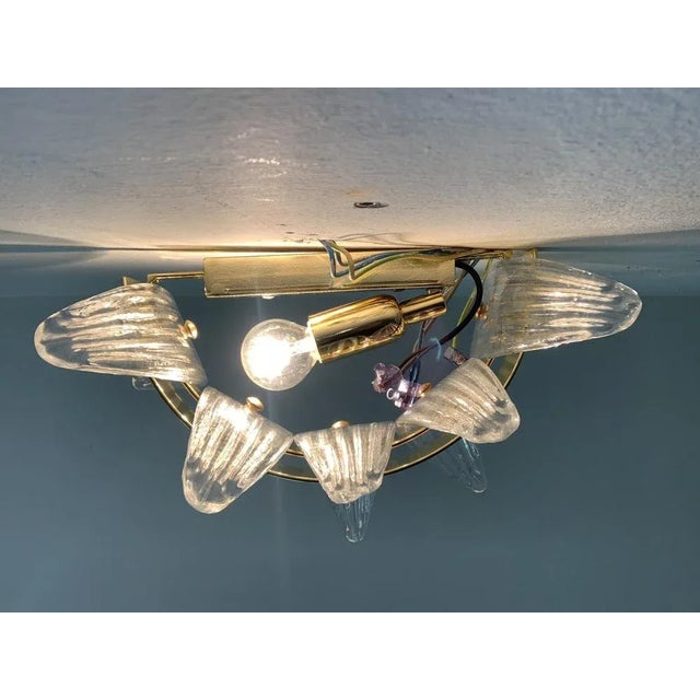 Italian Palmetta Wall Sconce in Murano Glass from Simoeng For Sale - Image 10 of 12