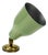 Small Mid-Century Modern Wall Lamp in Green from Stilnovo , Italy, 1950s For Sale