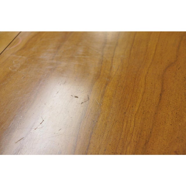 Vintage Hollywood Regency Cherry Wood 5 Drawer Tall Chest Dresser by White Furn For Sale - Image 11 of 14