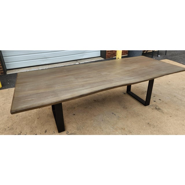 Century Furniture Guanacaste Single-Slab Wood Dining Table For Sale In Washington DC - Image 6 of 9
