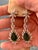 15 Carat Pear Shape Emerald Diamond Hanging/Drop Earrings 18 Karat White Gold For Sale - Image 11 of 18