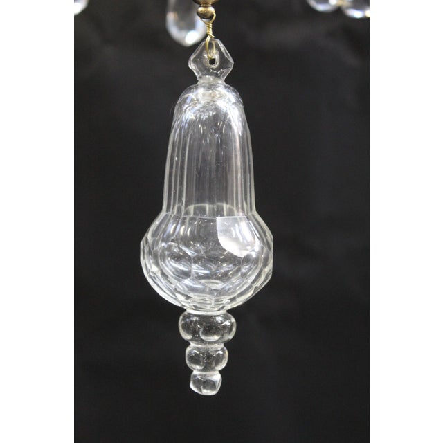Neoclassical Chandelier in Bronze and Crystal For Sale - Image 10 of 18