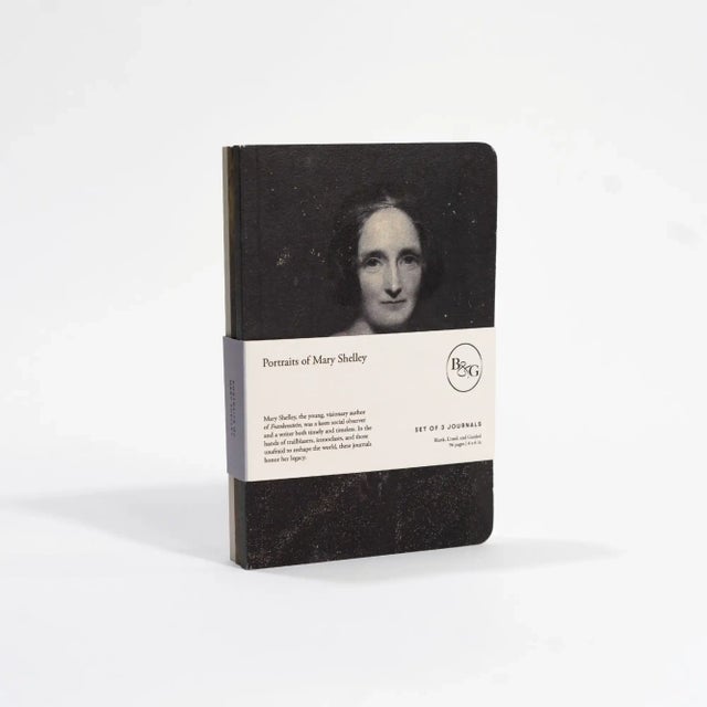 Paper Set of 3 Pocket Journals - Portraits of Mary Shelley For Sale - Image 7 of 9