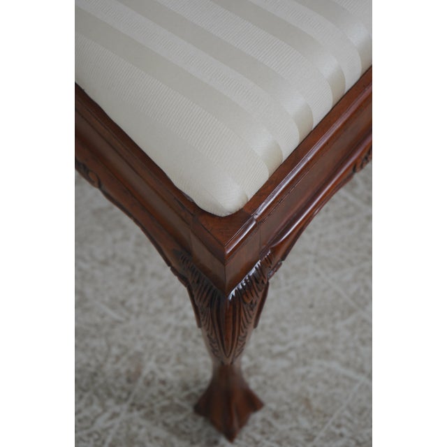 Set of 8 Mahogany Chippendale Style Dining Chairs For Sale - Image 14 of 18