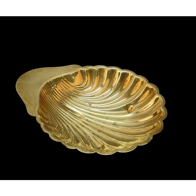 Mid-Century Italian Shell-Shaped Brass Bowl by Renzo Cassetti, 1960s For Sale - Image 10 of 16