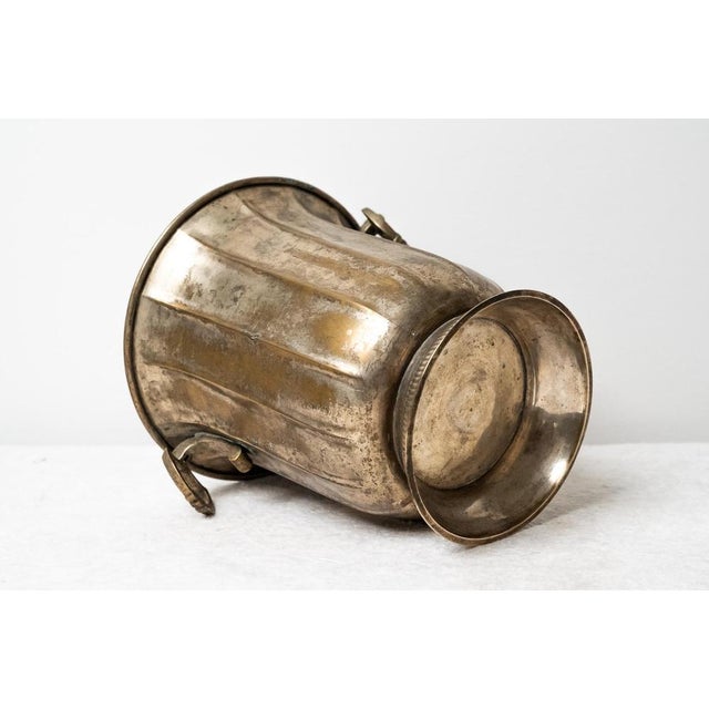 Silver-Plated Brass Ice Box, 1940s For Sale - Image 4 of 7