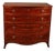Bowfront Chest of Drawers in Mahogany, 1800s For Sale