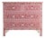 Arabesque Pink Mother of Pearl Inlay Four Drawer Chest by House of Jaipur For Sale