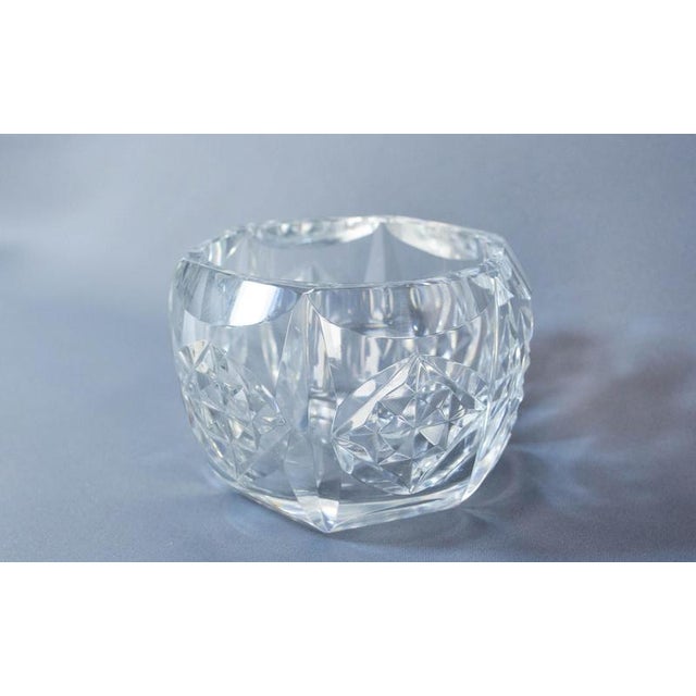 Cristal Center Piece Baccarat Empty Pocket, French 1960, Set of 2 For Sale - Image 3 of 7