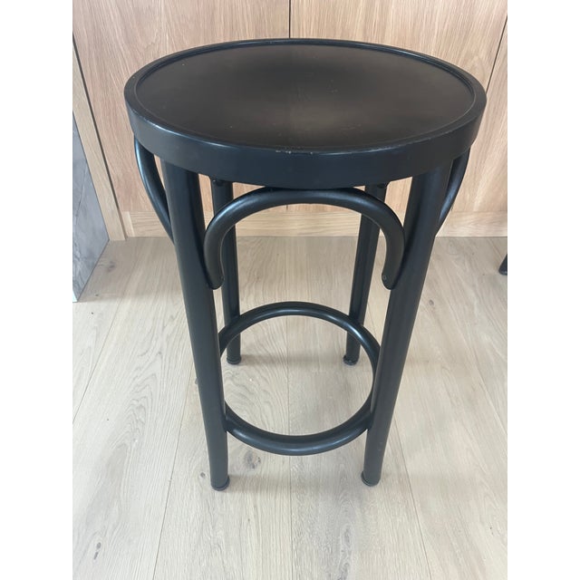 Design Within Reach Michael Thonet Ton 73 Bentwood Black Counter Stools, Set of 5 For Sale - Image 13 of 15